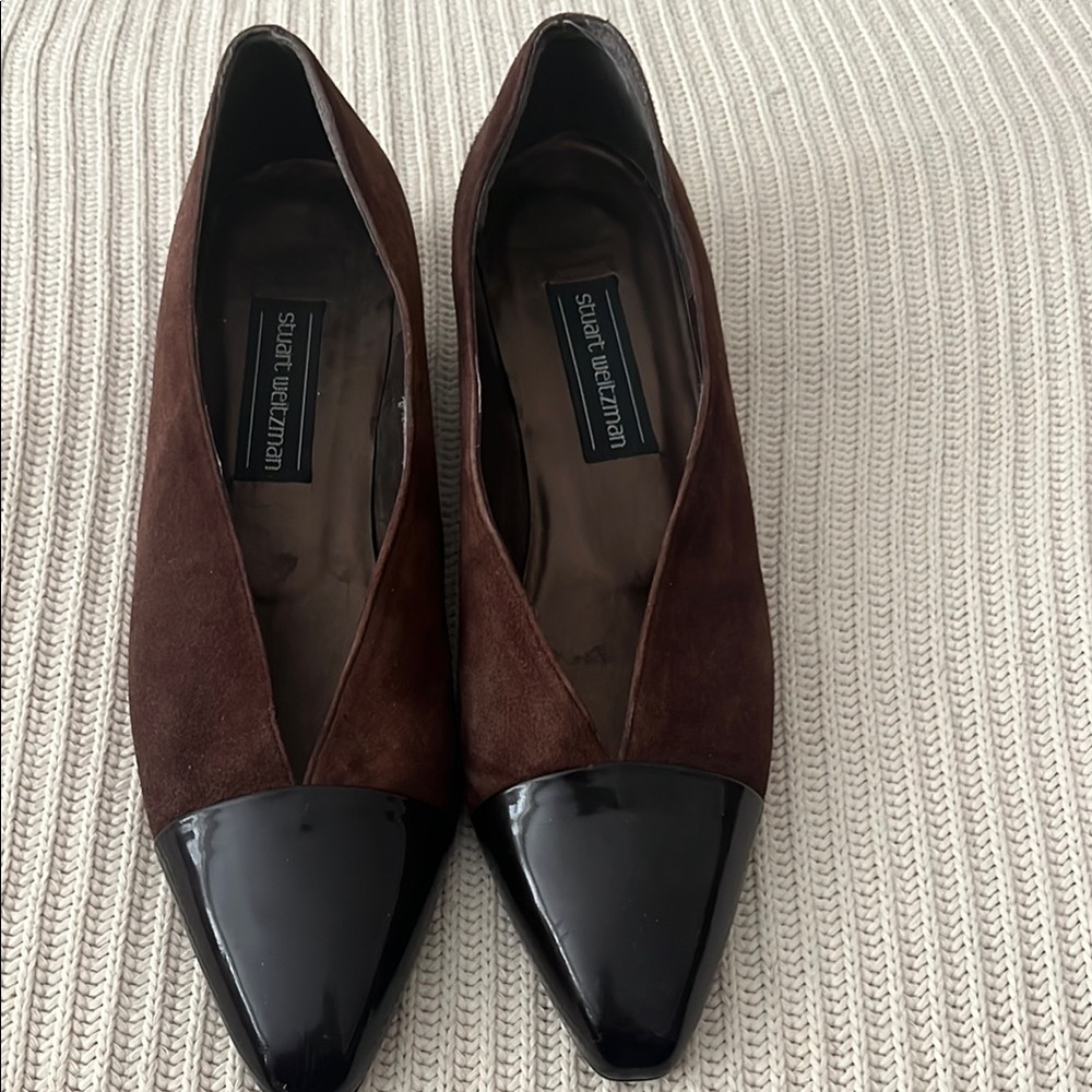 Stuart Weitzman Brown and Black Women's Shoes